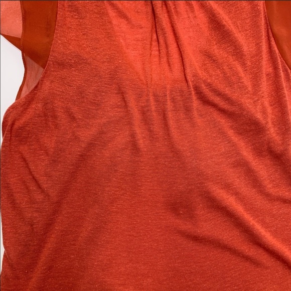 Anthropologie—Deletta—Dark Orange Top - Picture 13 of 16
